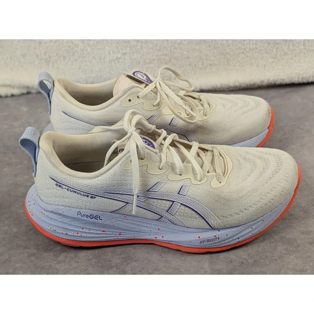 Asics Gel-Cumulus 27 Tokyo Collection Birch Purple Running Shoes 1012B955 Womens